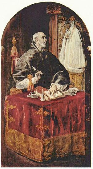 El Greco Vision des Hl. Ildefonso France oil painting art